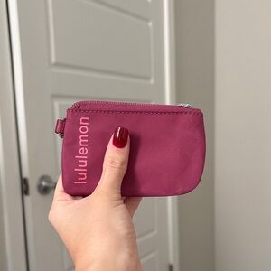 Lululemon Athletica Berry Coin Pouch